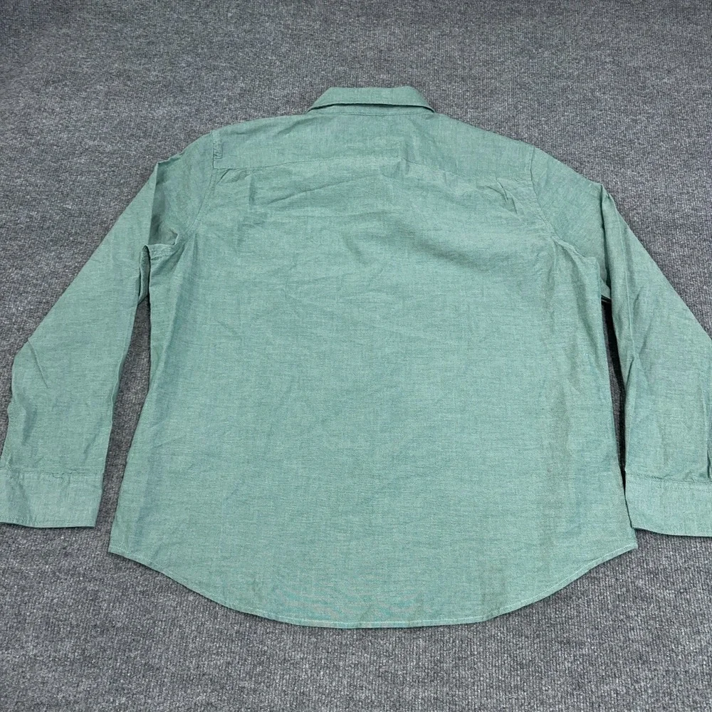 Levis Shirt Mens‎ XL Green The One Pocket Poplin Long Sleeve Button Up NEW
